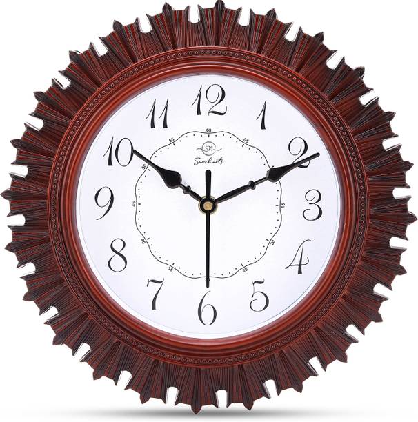 Suveharts Analog 24 cm X 24 cm Wall Clock