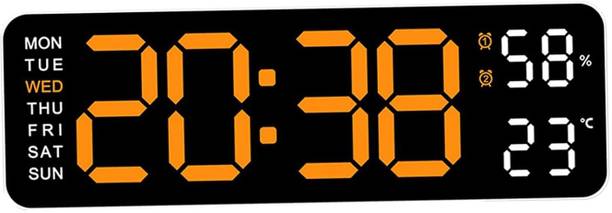 Harvic Digital 12 cm X 38 cm Wall Clock