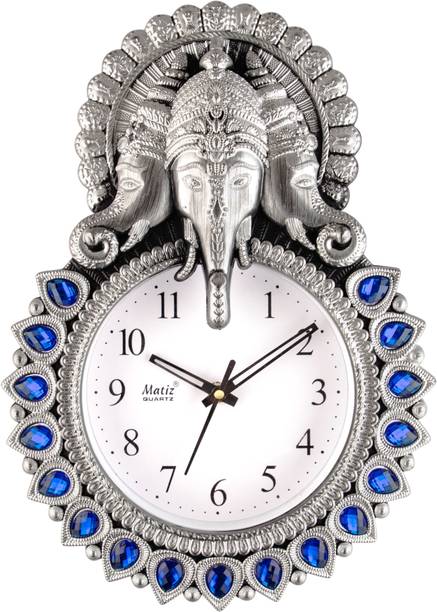 matiz एनालॉग 33.02 cm X 33.02 cm दीवार घड़ी
