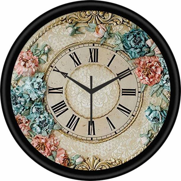 RAAVI Analog-Digital 10 cm X 16 cm Wall Clock