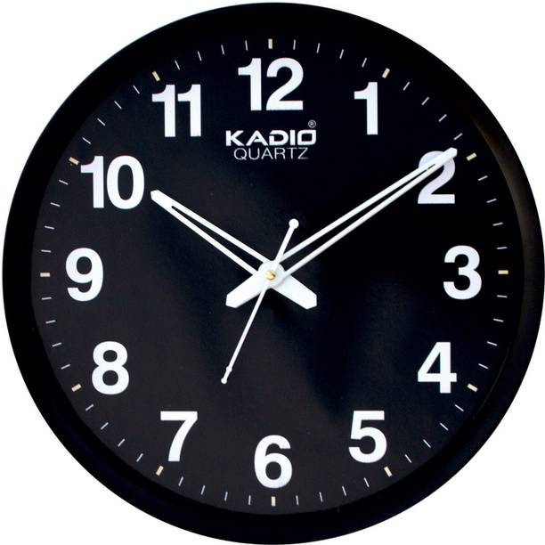 Kadio एनालॉग 32 cm X 32 cm दीवार घड़ी