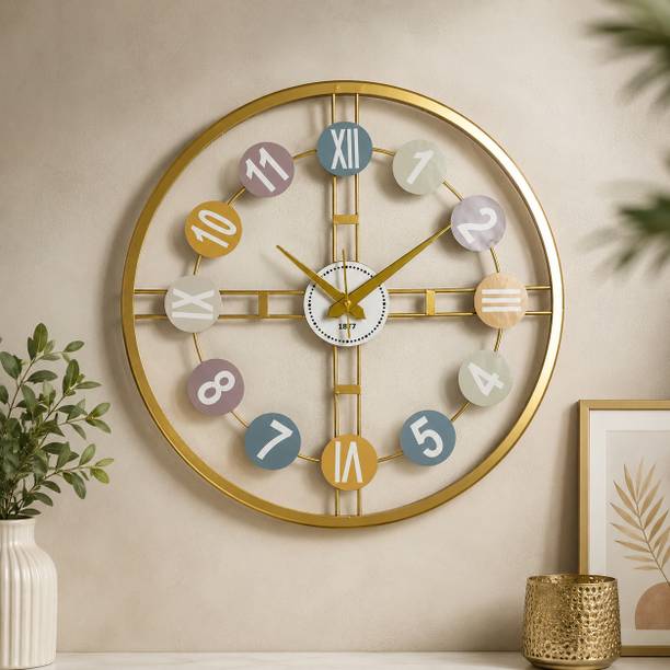 HANDICRAFTCENTRE Analog 41 cm X 41 cm Wall Clock