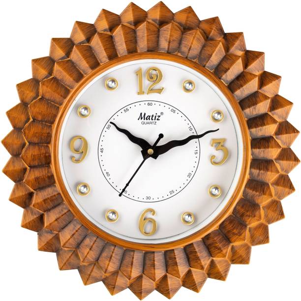 matiz एनालॉग 30.48 cm X 30.48 cm दीवार घड़ी
