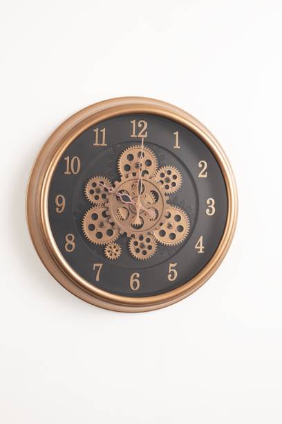 Clovecart एनालॉग 10 cm X 40 cm दीवार घड़ी