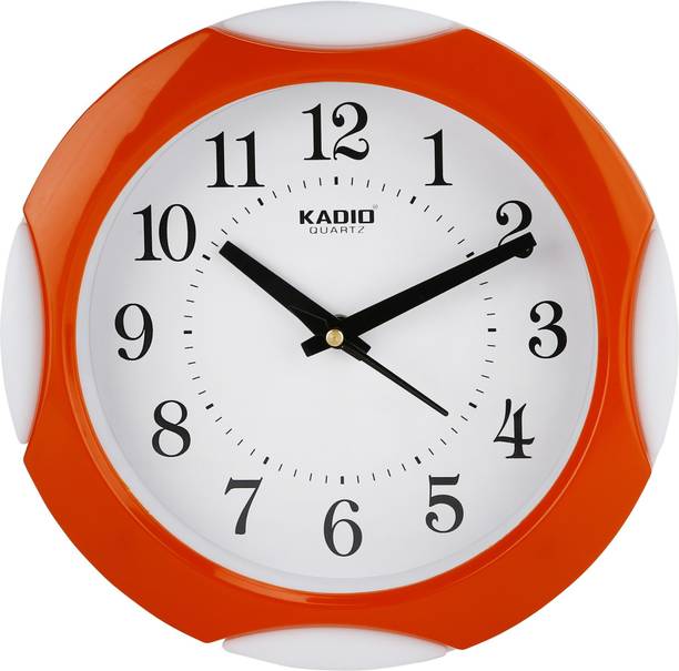 Kadio एनालॉग 20 cm X 20 cm दीवार घड़ी