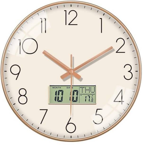 MT BROTHERS Digital 29.5 cm X 29.5 cm Wall Clock