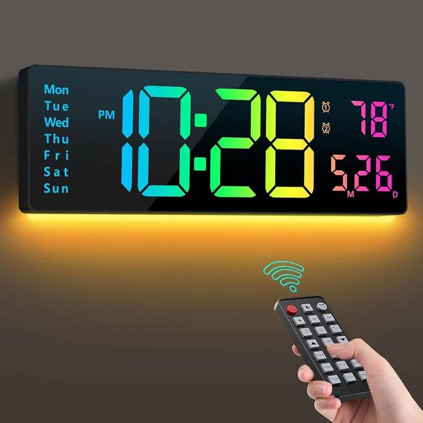 SZELAM Digital 13 cm X 39 cm Wall Clock