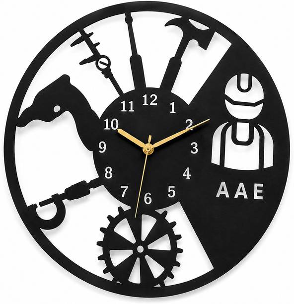 ANAGH Analog 54 cm X 55.5 cm Wall Clock