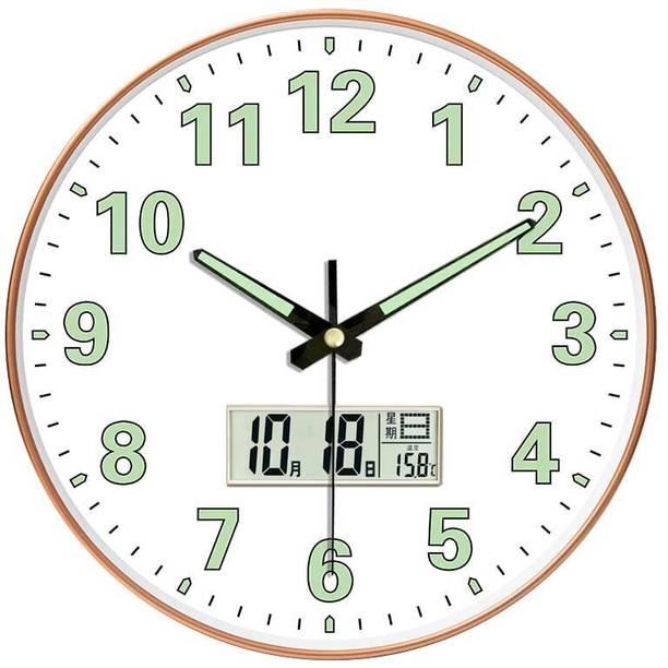 Star Work Analog-Digital 67 cm X 32.5 cm Wall Clock