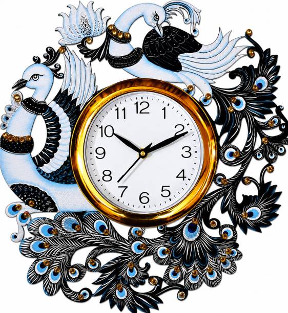 DivineCrafts Analog 33 cm X 30.5 cm Wall Clock