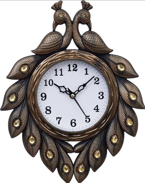 DivineCrafts Analog 15 cm X 16 cm Wall Clock
