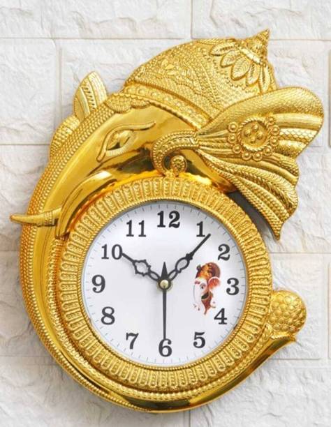 APPISHOPY एनालॉग 27.94 cm X 22.86 cm दीवार घड़ी