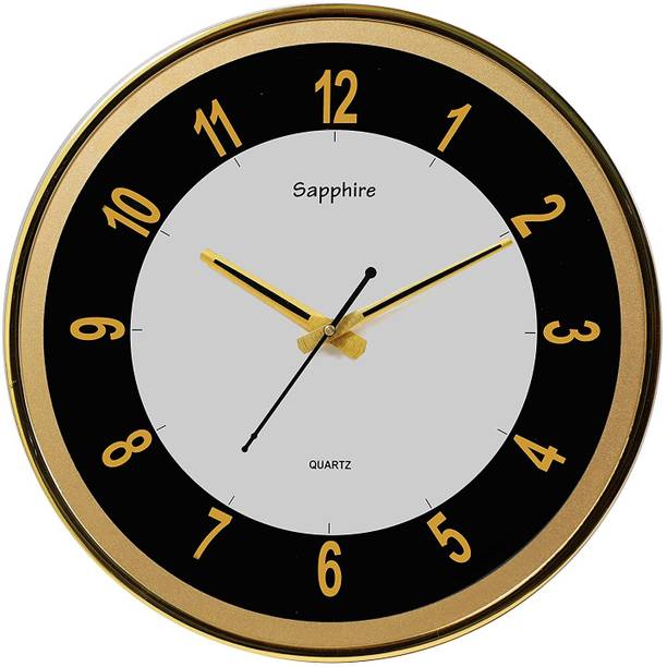 Sapphire Quartz Analog 31 cm X 31 cm Wall Clock