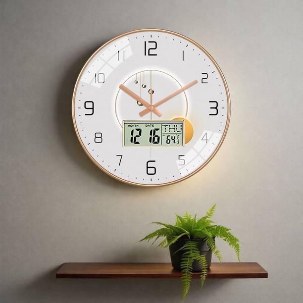 GINOYABROTHERS Analog-Digital 29.9 cm X 29.9 cm Wall Clock