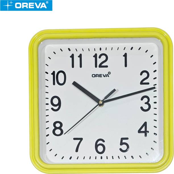 OREVA Analog 25.4 cm X 25.4 cm Wall Clock