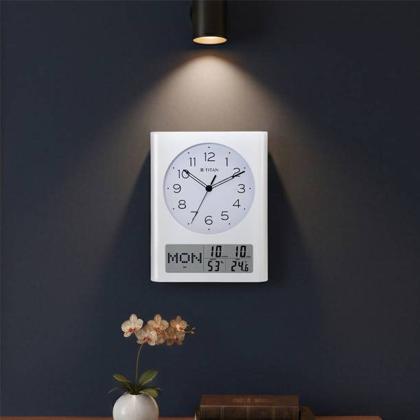 Titan Analog-Digital 26 cm X 33 cm Wall Clock