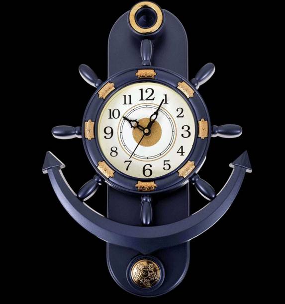 mateswari ventures Analog 38 cm X 26 cm Wall Clock