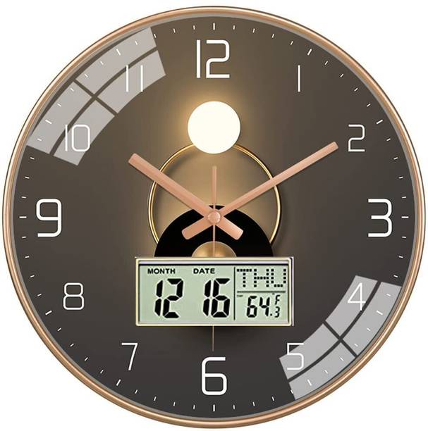 WHISKET Digital 30 cm X 30 cm Wall Clock