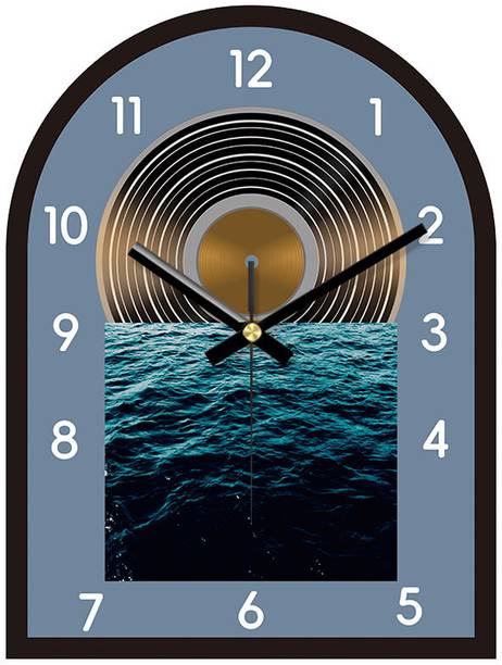 AshandRoh Analog 30 cm X 23 cm Wall Clock