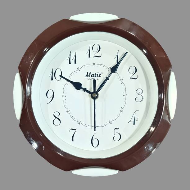matiz एनालॉग 21 cm X 21 cm दीवार घड़ी