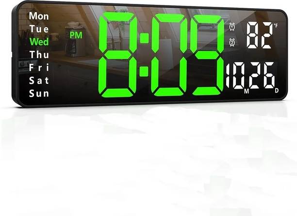 SZELAM Digital 12 cm X 38 cm Wall Clock