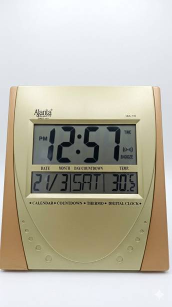 AJANTA Digital 25.5 cm X 22.5 cm Wall Clock