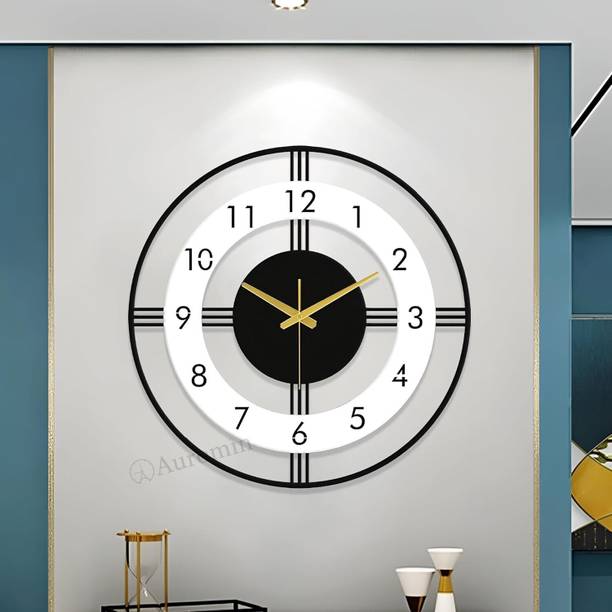 Auromin एनालॉग 40 cm X 40 cm दीवार घड़ी