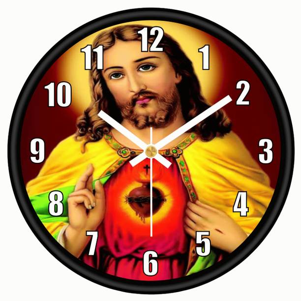 TrendsTube एनालॉग 27.59 cm X 27.88 cm दीवार घड़ी