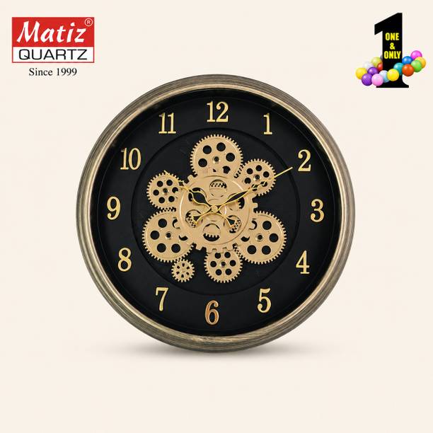 matiz एनालॉग 40.64 cm X 40.64 cm दीवार घड़ी