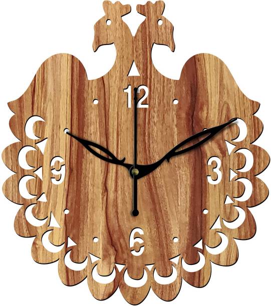 vpk Analog 30 cm X 30 cm Wall Clock (Beige, Without Glass, Standa