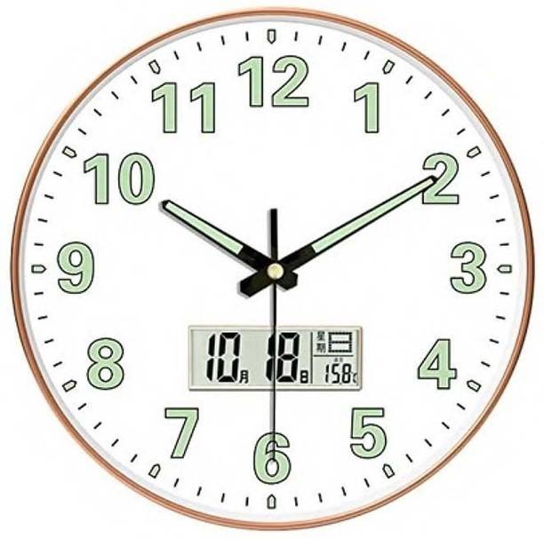 ZEBIFY Analog-Digital 29.5 cm X 29.5 cm Wall Clock