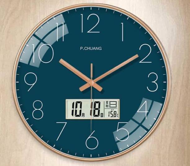 AshandRoh Analog-Digital 32 cm X 32 cm Wall Clock