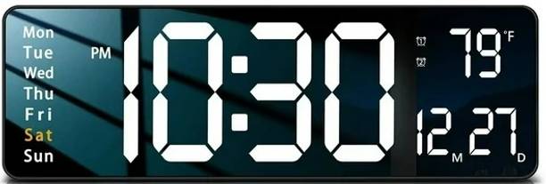 SZELAM Digital 12 cm X 38 cm Wall Clock