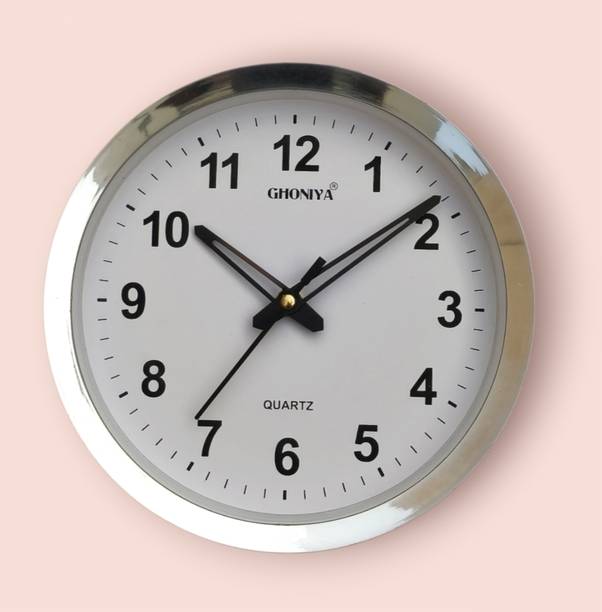 Ghoniya enterprise Analog 20 cm X 20 cm Wall Clock