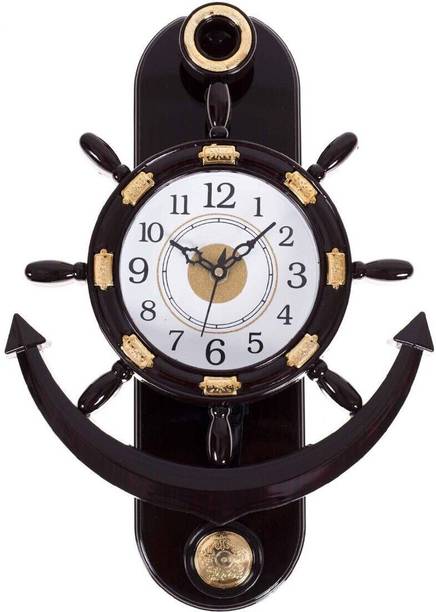 arritam Analog 38 cm X 26 cm Wall Clock