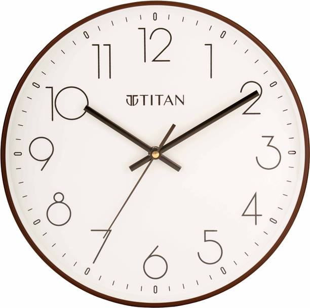 Titan Analog 30.5 cm X 30.5 cm Wall Clock