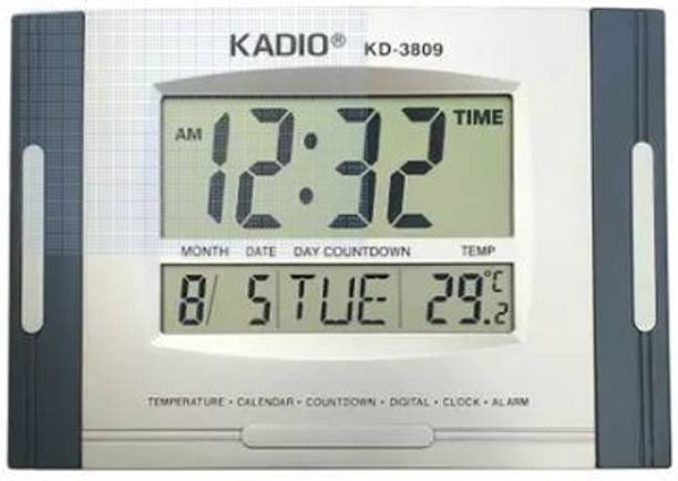 Kadio Digital 22 cm X 27 cm Wall Clock