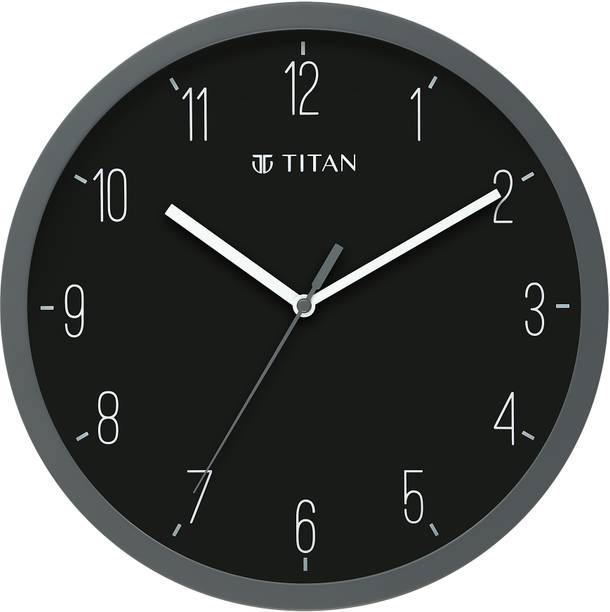 Titan एनालॉग 32 cm X 32 cm दीवार घड़ी
