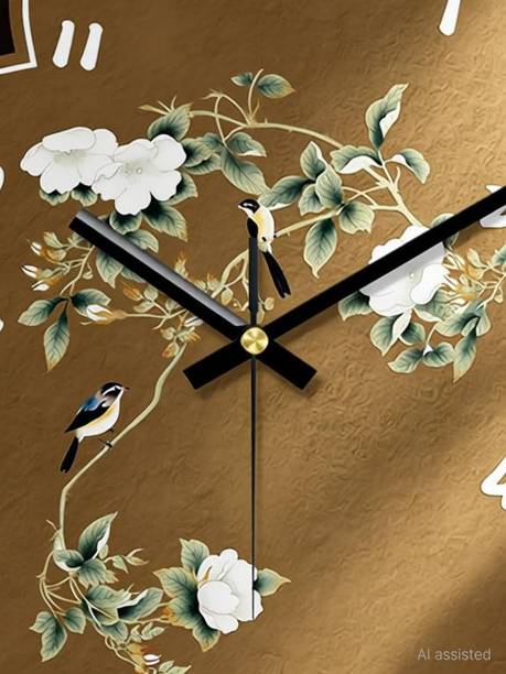 AshandRoh Analog 30 cm X 23 cm Wall Clock