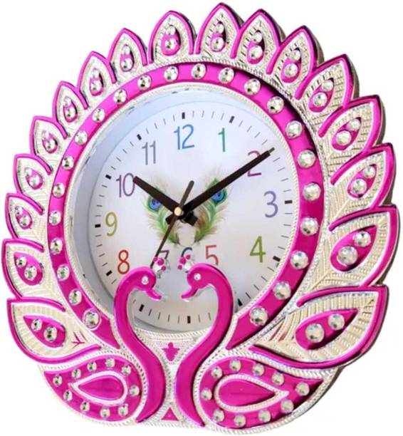 Nipa Enterprise एनालॉग 25.4 cm X 25.4 cm दीवार घड़ी