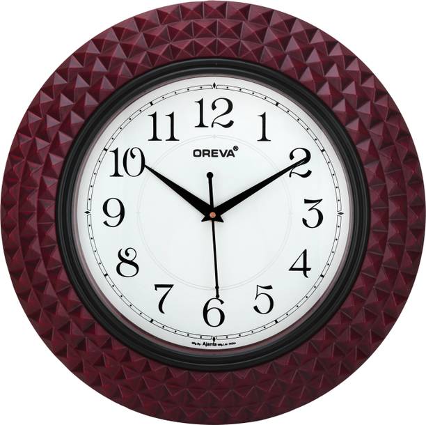 OREVA Analog 35 cm X 35 cm Wall Clock
