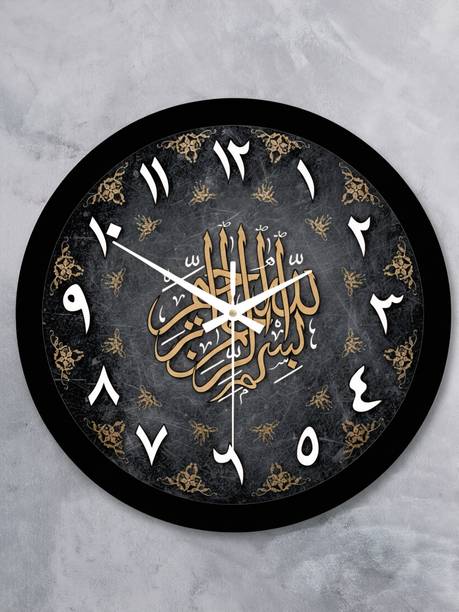 litisha enterprises Analog 25 cm X 25 cm Wall Clock