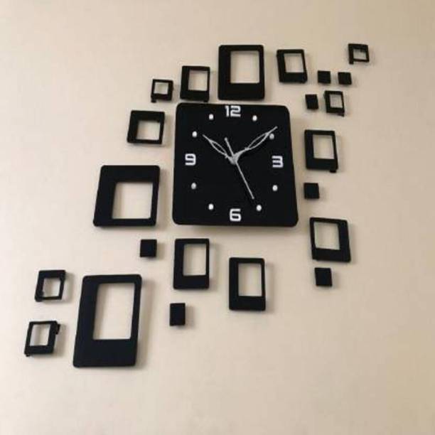 Mysticoal Analog-Digital 18 cm X 16 cm Wall Clock