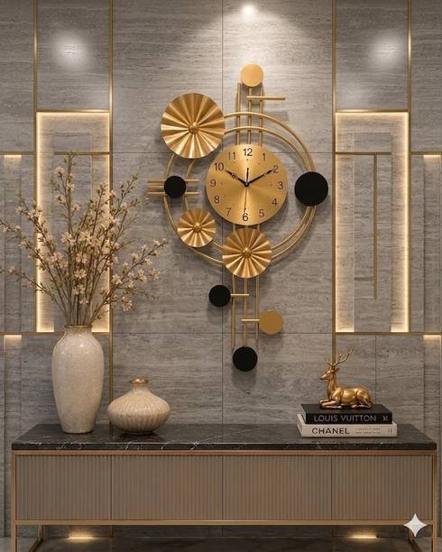 LA BEAU DECOR Analog 20 cm X 25 cm Wall Clock