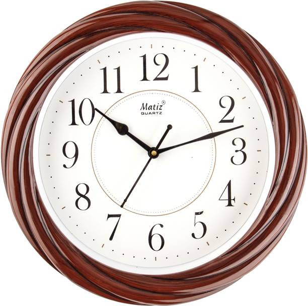 matiz एनालॉग 33.02 cm X 33.02 cm दीवार घड़ी