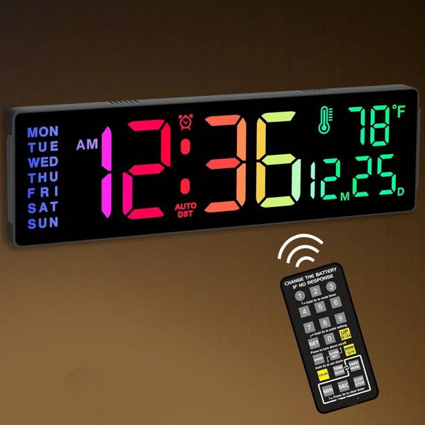 Smitex Digital 12 cm X 16 cm Wall Clock