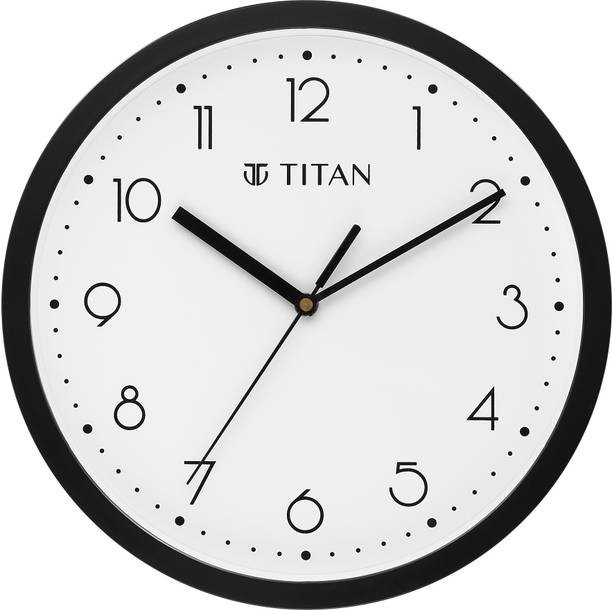Titan एनालॉग 28 cm X 28 cm दीवार घड़ी