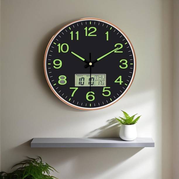 AshandRoh Analog-Digital 32 cm X 32 cm Wall Clock