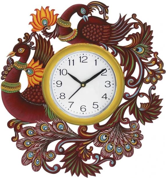 litisha enterprises Analog 33 cm X 27 cm Wall Clock