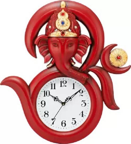 Kadio एनालॉग 43 cm X 41 cm दीवार घड़ी